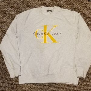 Velvet Calvin Klein spell out sweatshirt